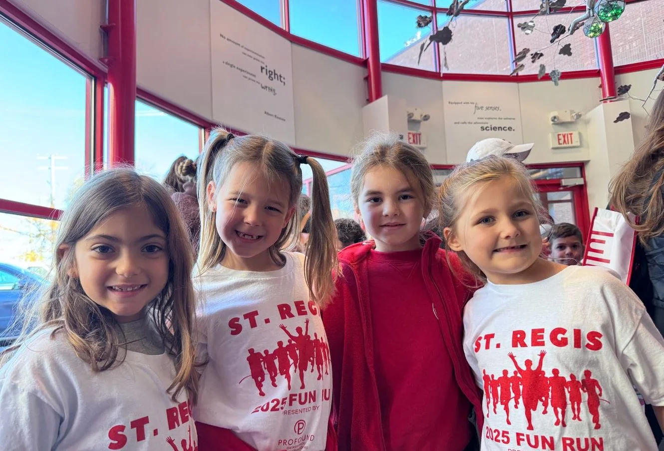 Young students at the St. Regis Fun Run
