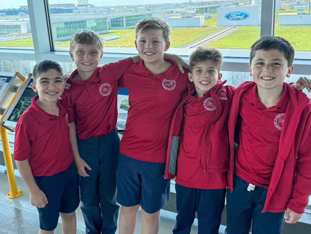 Students on a field trip