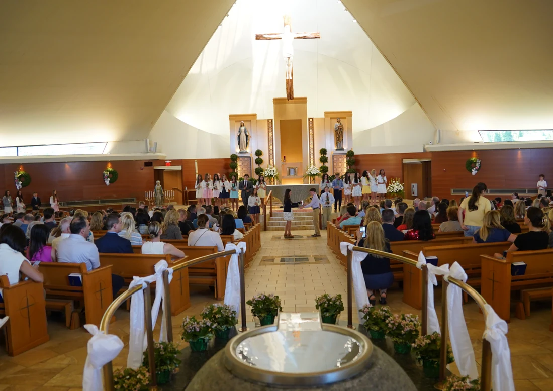 Mass at St. Regis Church